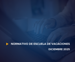 Normartivo de Escuela de Vacaciones - diciembre 2025